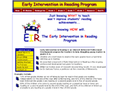 Image of Early Intervention in Reading home page