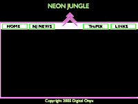 neon jungle template